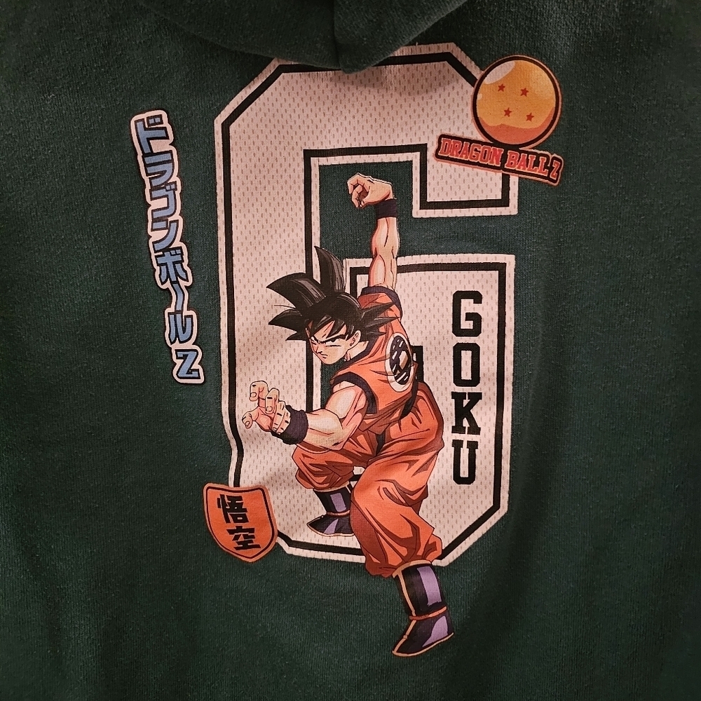 Dragon Ball Z Teal Hoodie Youth Size 14-16 - Picture 4 of 5